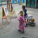 Modderdag Prokino Kinderopvang – Berkel – Modderkunst