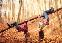 kinderen natuur bos