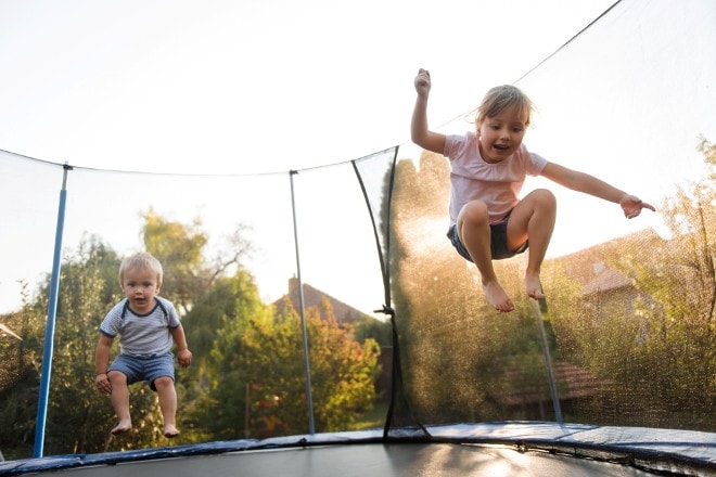 trampoline springen