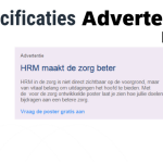 Aanleveren advertentieblok