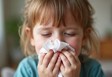 Kinderen altijd ziek op de opvang? Later hebben ze er voordeel van Verkouden kind met zakdoekje