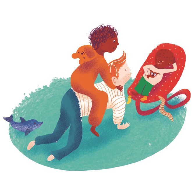 Voorleesverhaal Max en Lisa: Uiltje Illustratie van Jenny Lindhout