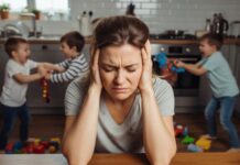 moeder kinderen