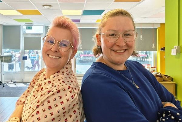 1 klein Tanja en Renske