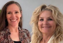 Best logisch: het personeelstekort oplossen met 50-plussers uit zorg en onderwijs Marleen Mol en Eugenie Suer (Foto: Eugenie)